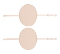 WESIEVYA 1 Pair Armpit Sweat Pads Quick-dry Cotton Underarm Sweat Absorption Patch Soft Beige for Women and Men
