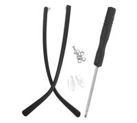 WESIEVYA 1 Pair Eyeglass Arm Replacement Tr90 Glasses Parts with Enhanced Stability and Wear Resistance, Matte Surface Treatment, Non-slip Design for Eyeglasses Repair and Replacement