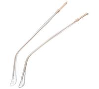 WESIEVYA 1 Pair Metal Eyeglass Arms Legs Replacement in Golden Alloy, Suitable for Almost Frame with Effortless Assembly, Modern Stylish New Look Glasses Temple Arm Replacement for Repairs