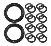 WESIEVYA 10 Pairs Car Speaker Spacer Adapter Ring Automotive Speaker Extension Rings Abs Black 9.2cm/3.6in I.d and Vehicle Doors