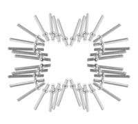 WESIEVYA 100Pcs Metal Cribbage Pegs Scoring Accessories Silver Multifunctional Game Score Pegs Set for Portable Card Game and Board Use