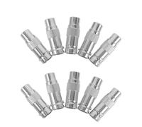WESIEVYA 10PCS BNC Adapter: BNC Female to RCA Female Convert Coaxial Connector for CCTV Security Camera, Radio, Extension Cable Video