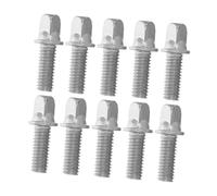 WESIEVYA 10pcs Drum Percussion Screws for Drum Mounting Hardware Key Bolts Replacement Parts for