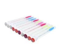 WESIEVYA 10pcs Empty Mascara Tube and Wand DIY Mascara Bottle Eyelash Extension Brush for Makeup Artists and Eyelash Lash Cluster Kit Random Color