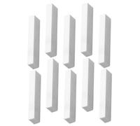 WESIEVYA 10pcs Guitar Bone Nut Replacement Parts 39x9x5mm Beef Bone Material Acoustic/electric Guitar Nuts