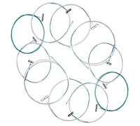 WESIEVYA 10pcs Guzheng Strings Kit for Replacement Metal a String Multipurpose Guzheng Part for Stringed Instrument Accessories Suitable for Acoustic Performance Scenario