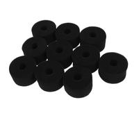WESIEVYA 10pcs Interview Mic Flag Insert Sponge, High Density Insert Foam for News Broadcasting Handheld Microphones Interview KTV Reporter Host Cosplay