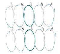 WESIEVYA 10pcs Metal Guzheng Strings A-type Replacement Strings for Chinese Guzheng Musical Instrument Accessories