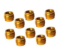 WESIEVYA 10pcs Mic Stand Adapter Female to Male Conversion Nut for Microphone Holder Durable Microphone Accessory for Streamers and Audio Professionals