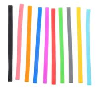 WESIEVYA 10pcs Multi-function Rubber Bands Elastic Bands for Travel Use, High Elasticity and Space-saving Design, Suitable for Leather Journal and Diary Binding