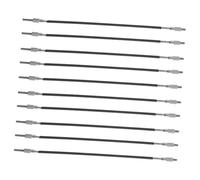 WESIEVYA 10pcs Non-slip Metal Wire Tail Replacement Tail Rope for Violin Violin Accessories Stringing Kit
