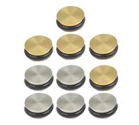 WESIEVYA 10Pcs Open Hole Plugs Flute Plugs Accessories Metal Silicone Easy to Remove Delicate Assorted Color for Professional Use and Practice