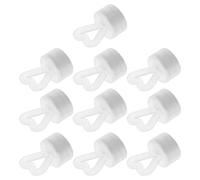 WESIEVYA 10pcs Plastic Balloon Weights Heart-shaped Balloon Anchors with Magnetic Base for Wedding and Birthday Party Decorations
