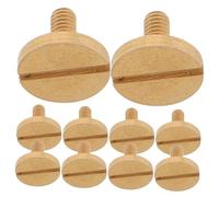 WESIEVYA 10pcs Sturdy Metal Musical Instrument Screws Precision Fit for Trumpet Horn Repair Broad Compatibility