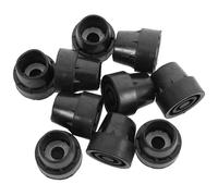 WESIEVYA 10Pcs Trampoline Replacement Legs with Screw Threaded Slip Caps Tapered Tube Design for Enhanced Stability and Secure Fit Suitable for Mini Trampolines Bounce Parts