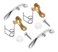 WESIEVYA 10pcs Trumpet Water Key Repair Set with Springs and Screws, Metal Assembly Replacement Parts for Enhanced Playing Experience and Easy Installation, Suitable for Trumpet Maintenance