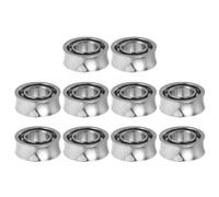 WESIEVYA 10PCS Unresponsive Yoyo Ball Bearings: Yo-Yo Replacement Parts - High Precision Stainless Steel U Type Bearings for Parties And Performance
