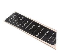 WESIEVYA 10pcs Violin Fretboard Note Stickers Easy to Use Scale Indicators for Beginners Black Decals for Learning Violin Finger Positions Accessories for Students
