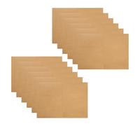 WESIEVYA 12pcs A4 Kraft Paper Presentation Folder with Single Pocket and Burrfree Edges, Document Organizer for Class Materials and Contracts, for Business Meetings and Home Environments