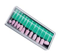 WESIEVYA 12pcs Drill Bits with 2.35mm Shank for Manicure Trimming Tool High Cutting Performance and Acrylic Substance Wiping for Nail Art
