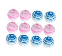 WESIEVYA 12pcs Eva Foam Golf Balls Colorful Indoor Practice Balls for Pets Lightweight and Safe Soft Sports for Home Pattern Design