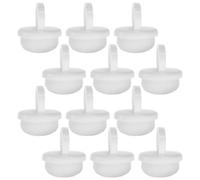 WESIEVYA 12pcs Nail Artist Cleaning Tool with Soft Bristle Protection, Plastic Nail Desk Duster for Precision Cleaning, Portable Fingernail Dust Cleaner Suitable for Beauty Salon and Home