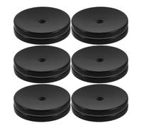 WESIEVYA 12pcs Suona Mouthpiece Core Resin Reed Disk 3cm Black Medium Size Suona Air Element for Instrument Repair and Maintenance Suitable for Beginners and Professionals