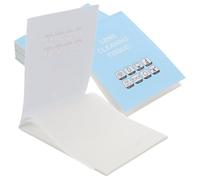 WESIEVYA 1500 Sheets Lens Cleaning Tissue Paper: Microscope/Camera/Eyeglasses Lens Wipe, 4x3" Gentle Optical Tissues for Lab, School, Wet & Dry Dual Use
