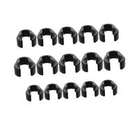 WESIEVYA 15pcs Microphone Cable Clips Durable Cord Organizers for Mic Stands Flexible Clips for Securely Managing Cables Preventing Tangling Easy Snap Design