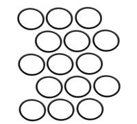 WESIEVYA 15pcs Trumpet Rubber Anti-collision Rings Small Size Instrument Muffler Rings O-type Bumper Pads for Trumpet Cornet Slide Stop, Musical Instrument Repair and Protection