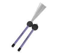 WESIEVYA 1pair Telescopic Steel Drum Brushes Wire Drum Brush Jazz Percussion and Practice for and Improved Articulation