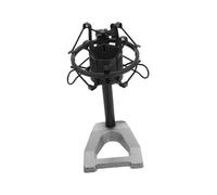 WESIEVYA 1pc Adjustable Microphone Mount Boom Arm Professional Mic Holder for Broadcasting Podcasting and Recording Heavy-duty Support Secure Base Black