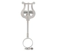 WESIEVYA 1pc Clarinet Music Clip Durable Music Holder for Orchestral Instruments Silver for Students and Office Workers Comfortable Grip and Practical Design