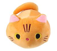 WESIEVYA 1pc Cute Cat Plush Pillow Soft Animal Bolster Cushion for Sofa and Bed Adorable Cat Doll Toy for Ages Comfortable and Huggable