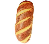 WESIEVYA 1Pc Realistic Butter Bread Shape Pillow Soft Lumbar Cushion with Printing for Sofa Decor High Grade Filling Easy to Clean Versatile Support Cushion