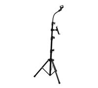 WESIEVYA 1set Adjustable Tripod Microphone Stand for Stage Karaoke and Live Broadcasts Sturdy Floor Mic Holder Non- Base and Excellent Texture