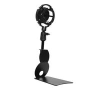 WESIEVYA 1set Desktop Microphone Stand Heavy-duty Mounting Clamp Sturdy Base for Streaming Podcasting and Live for Home Studio and Stage Use