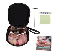 WESIEVYA 1set Key Portable Acrylic Kalimba Thumb Piano for Beginners Musical Instrument Enhanced Echo Smooth Finish for Family Outdoor School Relaxation Activities