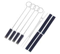 WESIEVYA 1set Piano Mute Clamp Tuning Tool Kit Sound-stop Clamp for Piano Repair Includes Tuning Forks and Accessories for Enthusiasts and Professionals
