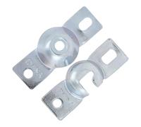 WESIEVYA 2 Sets Roller Blind Fittings Kit Adjustable Heavy-Duty Iron Brackets for Home and Office Curtain Track Installation with Simple Elegant Style