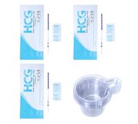WESIEVYA 20 Sets Early Pregnancy Test Strips Kit for Women Fast and Accurate Home Pregnancy Detection Tool with Easy to Use Plastic Design at Home