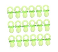 WESIEVYA 200pcs Mini Pacifiers Baby Shower Decorations for Boy Girl Acrylic Pacifier Centerpieces DIY Party Favors for Newborns for Baby Shower Games