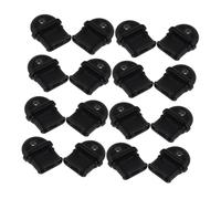 WESIEVYA 20pcs Dustproof Phone Charging Port Plugs Type-c Black Small Protective Stopper DIY Removable for Smartphone Accessories Compatible with Usb-c Charging Ports