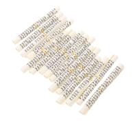 WESIEVYA 20pcs Kosher Mezuzah Scrolls with Authentic Hebrew Door Blessing Printed on Paper and Rope, Mini Pre-rolled Scrolls for Doors, for Holiday Decorations and Interior Environments
