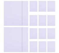 WESIEVYA 20pcs Pre-cut Frame Mat White Paperboard Picture Matting with Simple Design Versatile Style for Home Decorations and Mother's Day Present DIY Photo Backing Board to Decorate Photos