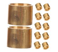 WESIEVYA 25pcs Copper Pool Cue Ferrules Set for Snooker Billiard Sticks Copper Tips with Enhanced Ball Resistant Replacement Accessories for Beginners Professionals