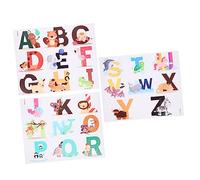 WESIEVYA 26pcs Alphabet Sticker Letters Eva Animal Alphabet Stickers Reusable Non-Magnetic for Boys and Girls Decor Promote Learning Parent-boy Girl Activities