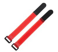 WESIEVYA 2pcs Adjustable Red Nylon Rooster Crowing Collars Anti-crow Stop-screaming Neckbands Prevents Irritation Poultry Neck Belts for Daily Use