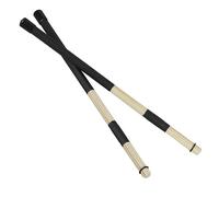 WESIEVYA 2pcs Bamboo Drumsticks Brushes Lightweight Percussion Instrument Accessories for Youth Bands Jazz Performance Comfortable Wooden Sticks Black