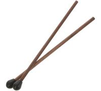 WESIEVYA 2pcs Black Silicone Head Tongue Drum Mallets, Practical Small Percussion Drumsticks and Adults, Musical Instrument Accessories for Hand Pan and Tongue Drum Playing
